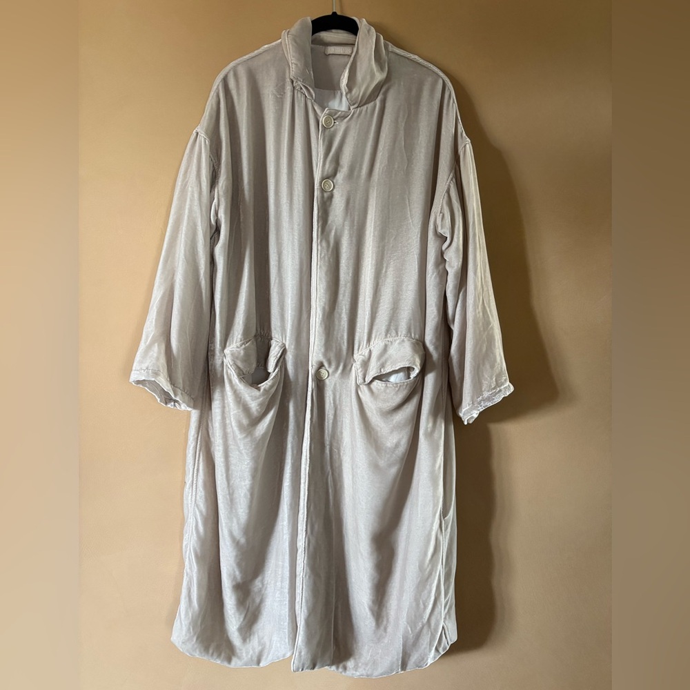 CP Shades Rare Velvet Morgan Duster Coat